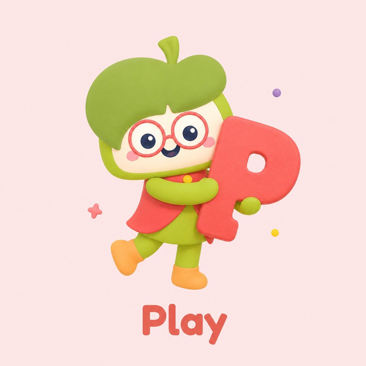 Lumi holding the letter for Play